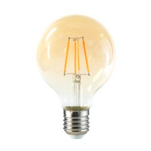 Ampolleta LED  G80 Yellow Glass E27 6W VINTAGE