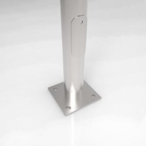 POSTE TUBULAR CONICO 6 METROS + CANASTILLO